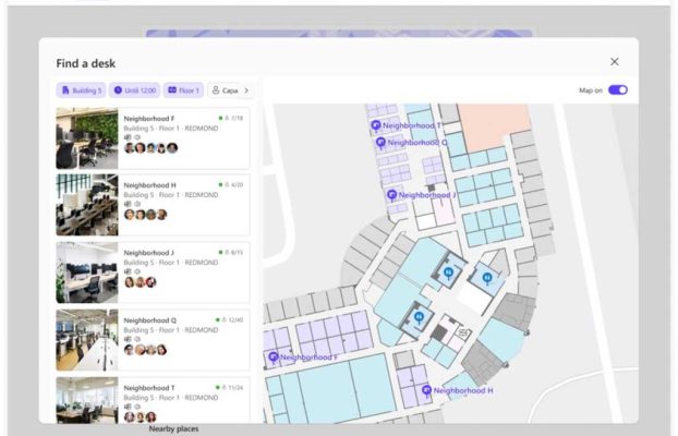 Microsoft Places es la nueva aplicación ‘compartir mi ubicación’ para el trabajo