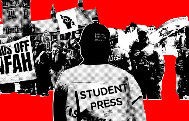 Estudiantes de periodismo enfrentan tormenta de desinformación en protestas universitarias