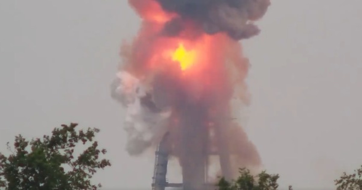 Mira cómo explota el motor del Raptor de SpaceX durante las pruebas