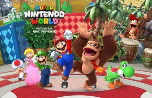 Fotos y video: Super Nintendo World toma forma en Universal Studios