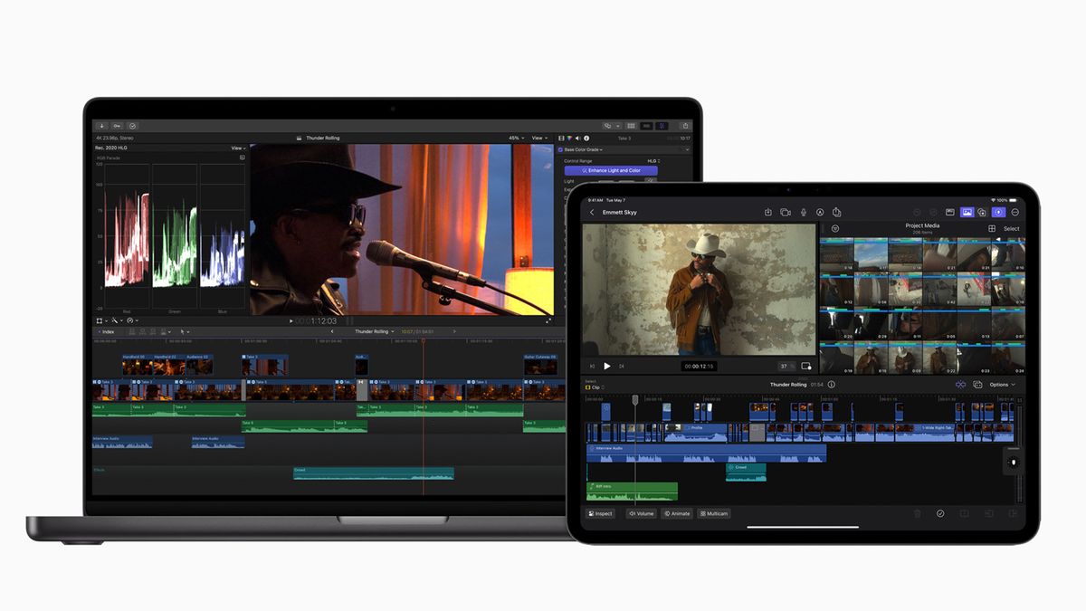 Las nuevas aplicaciones Final Cut Pro de Apple convierten el iPad en un impresionante estudio multicámara en vivo