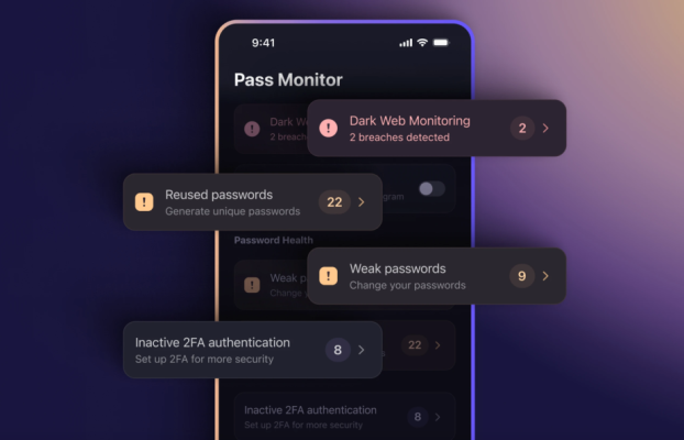 La nueva actualización del monitor de contraseñas de Proton explorará la web oscura en su nombre