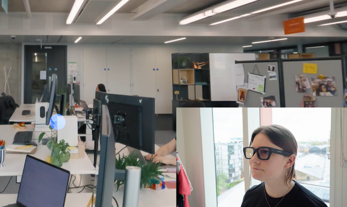Google acaba de introducir un par de gafas AR en una demostración del Proyecto Astra en I/O