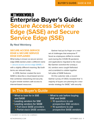 Descargue la guía del comprador empresarial SASE y SSE
