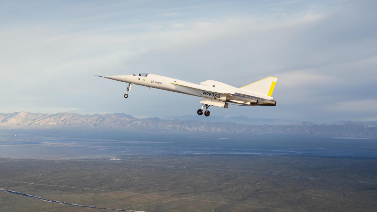 El avión supersónico XB-1 de Boom ha sido autorizado a superar la velocidad del sonido