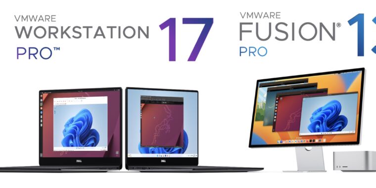 VMware Fusion, Workstation ahora gratuita para uso doméstico, solo con suscripción para empresas