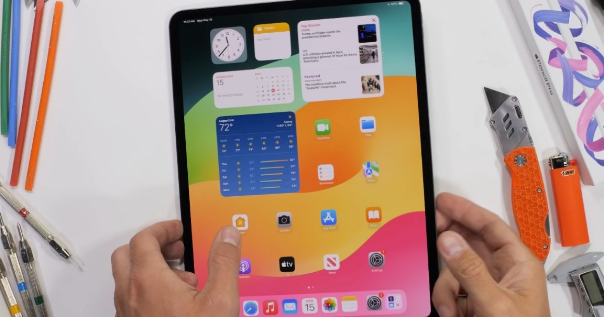 Videos: cómo le fue al iPad Pro más delgado del mundo en pruebas de resistencia