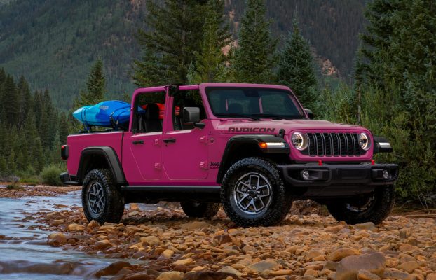 Jeep ahora te venderá una camioneta Gladiator rosa brillante