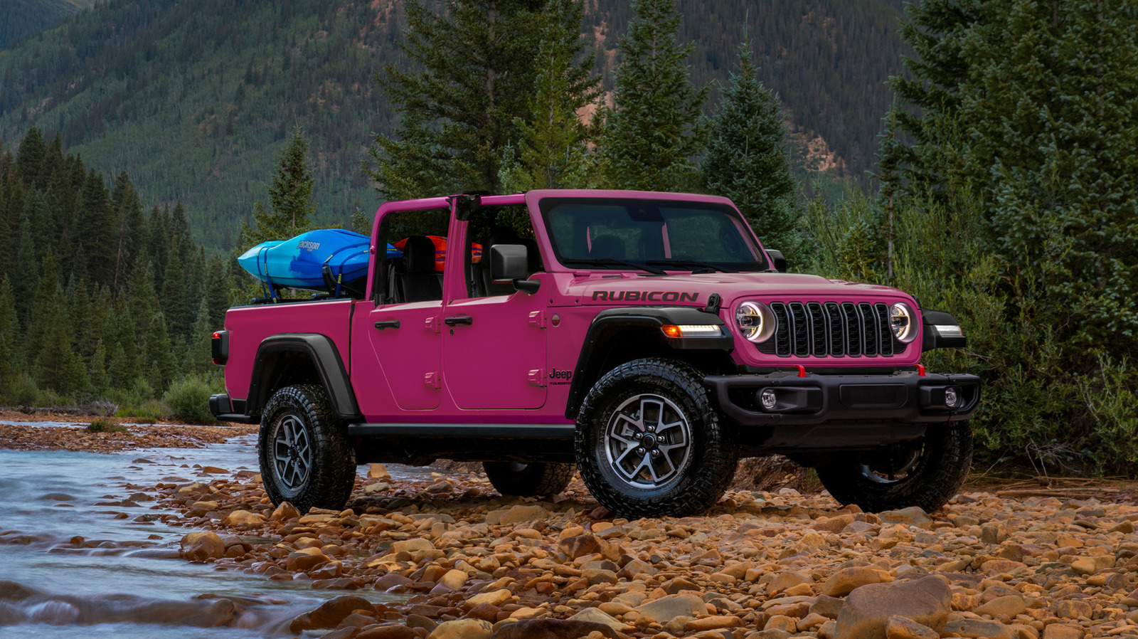 Jeep ahora te venderá una camioneta Gladiator rosa brillante