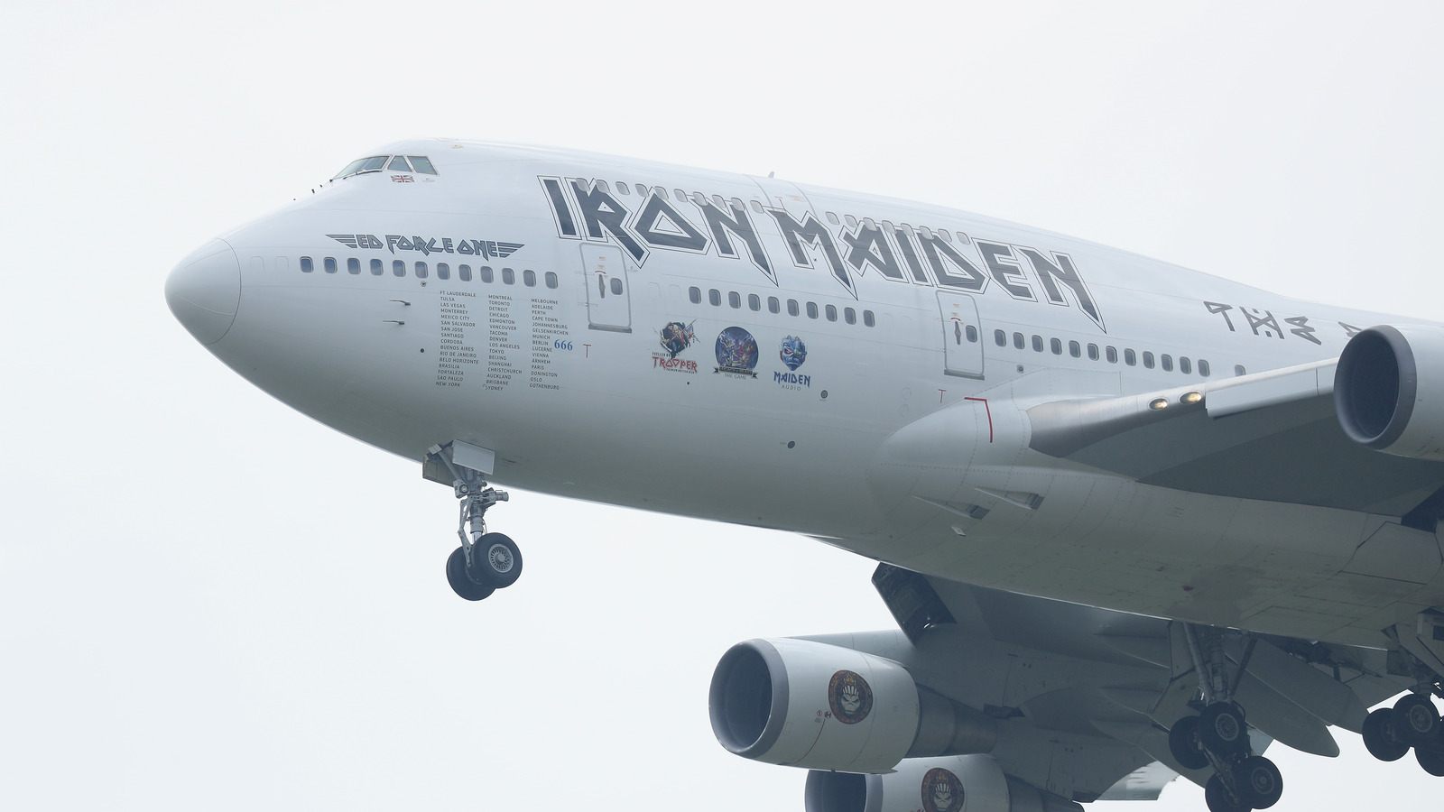 Todo lo que hay que saber sobre el avión 747 de Iron Maiden ‘Ed Force One’