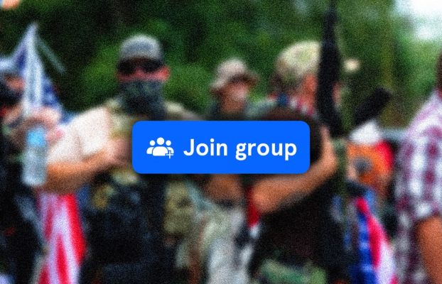 Milicias extremistas se coordinan en más de 100 grupos de Facebook