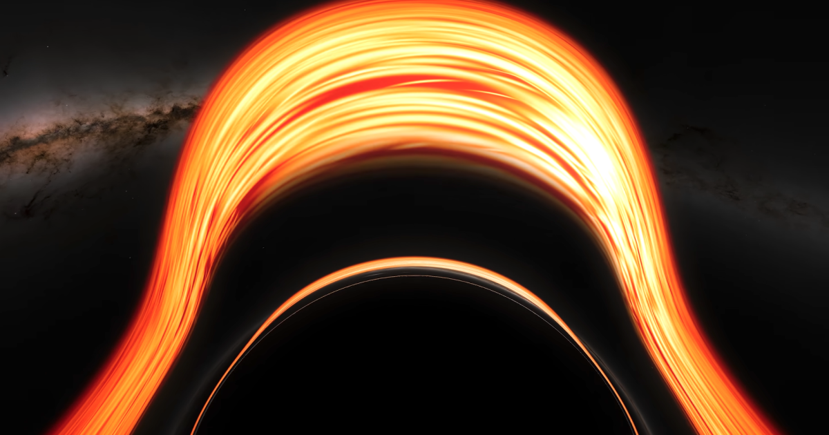 La NASA revela cómo se ve caer en un agujero negro
