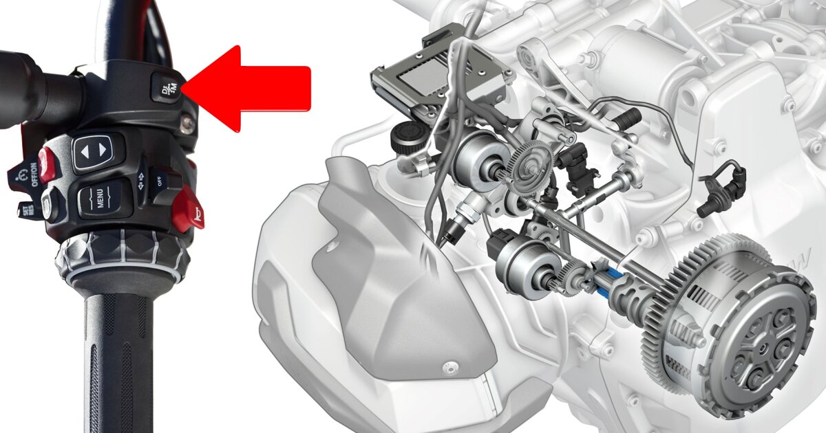 El botón mágico de BMW Motorrad = automático y manual en la misma moto