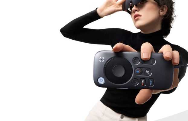 El transmisor multimedia portátil para gafas XR pone Google TV en tu bolsillo