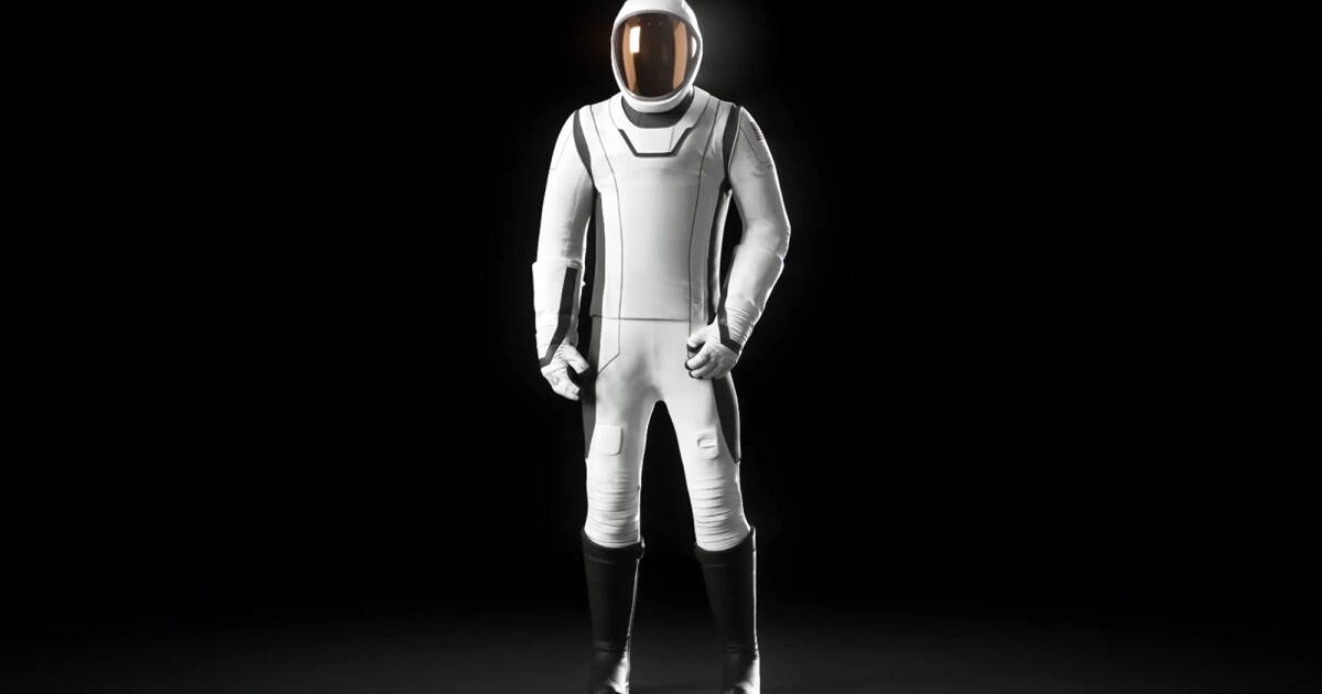 El elegante traje SpaceX hará su debut en la pista de la misión Polaris Dawn
