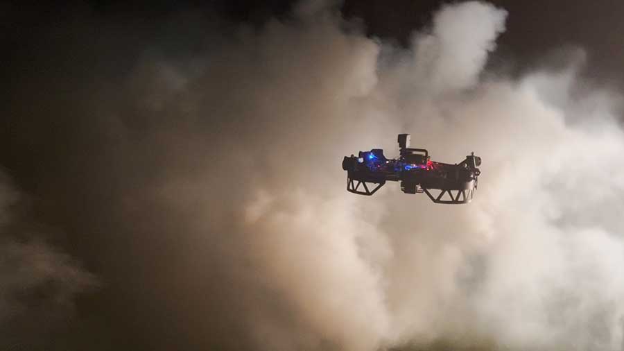 CMU está desarrollando drones de vuelo bajo para mapear incendios forestales