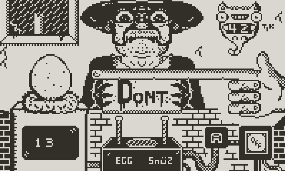Touch Egg es el juego Playdate más ridículo que he probado hasta ahora y estoy enganchado
