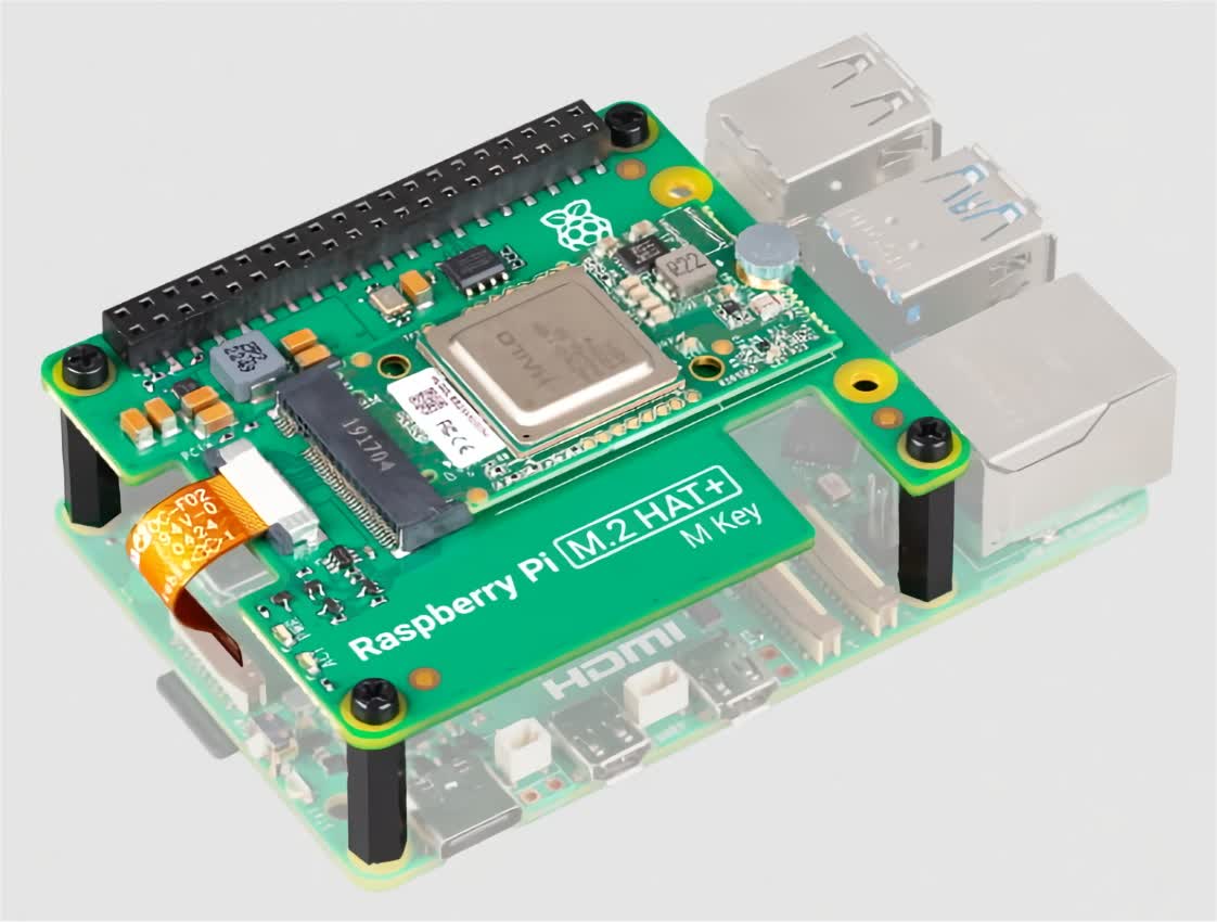 Raspberry Pi 5 recibe un kit adicional de IA de 70 dólares