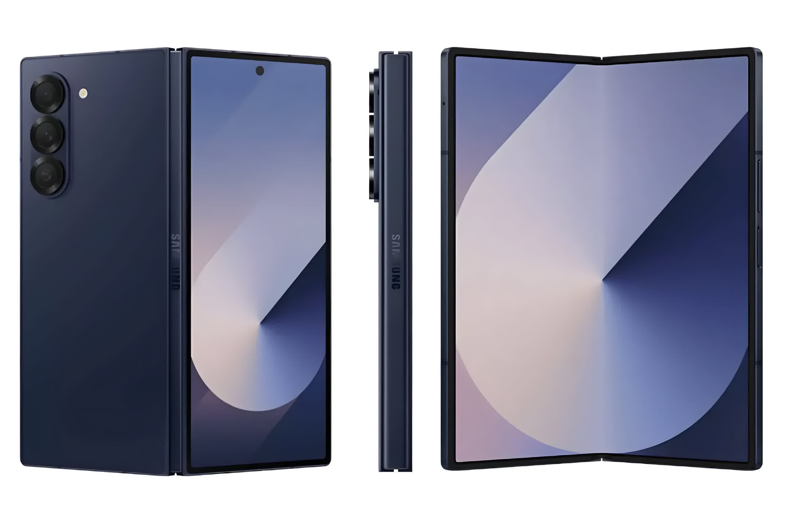 Las filtraciones del Samsung Galaxy Z Fold 6 y Z Flip 6 revelan nuevos colores y un diseño actualizado