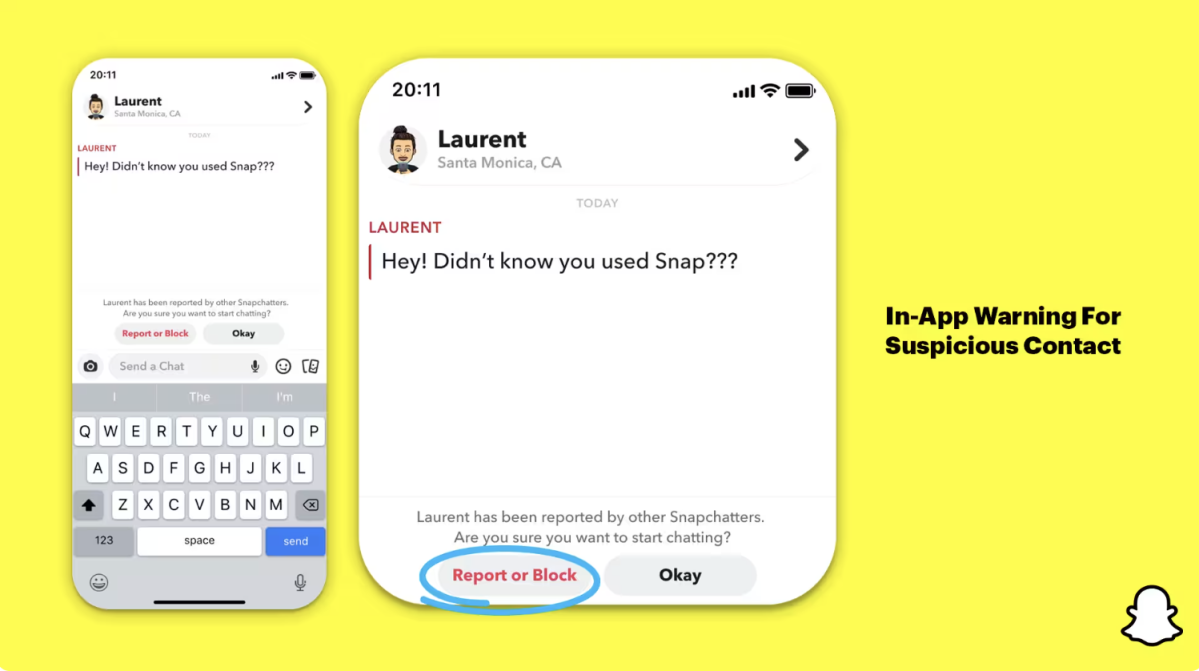 Snapchat vuelve a hacer más difícil que extraños se pongan en contacto con adolescentes