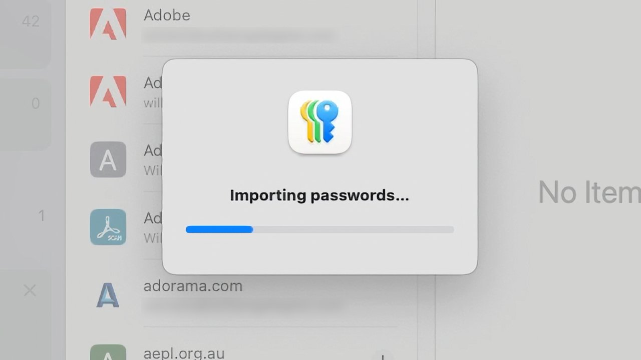 La aplicación Contraseñas de iOS 18 no puede importar contraseñas, pero macOS sí
