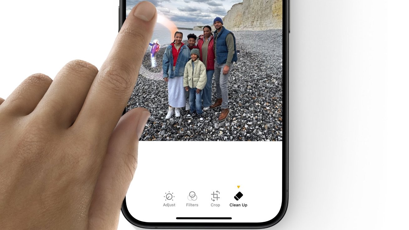 Eliminar objetos en Fotos con Limpieza en iOS 18