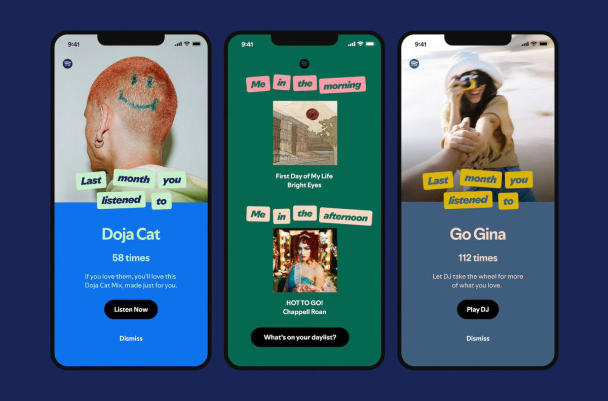 Spotify comenzará a mostrarte banners y mensajes personalizados según tus hábitos de escucha