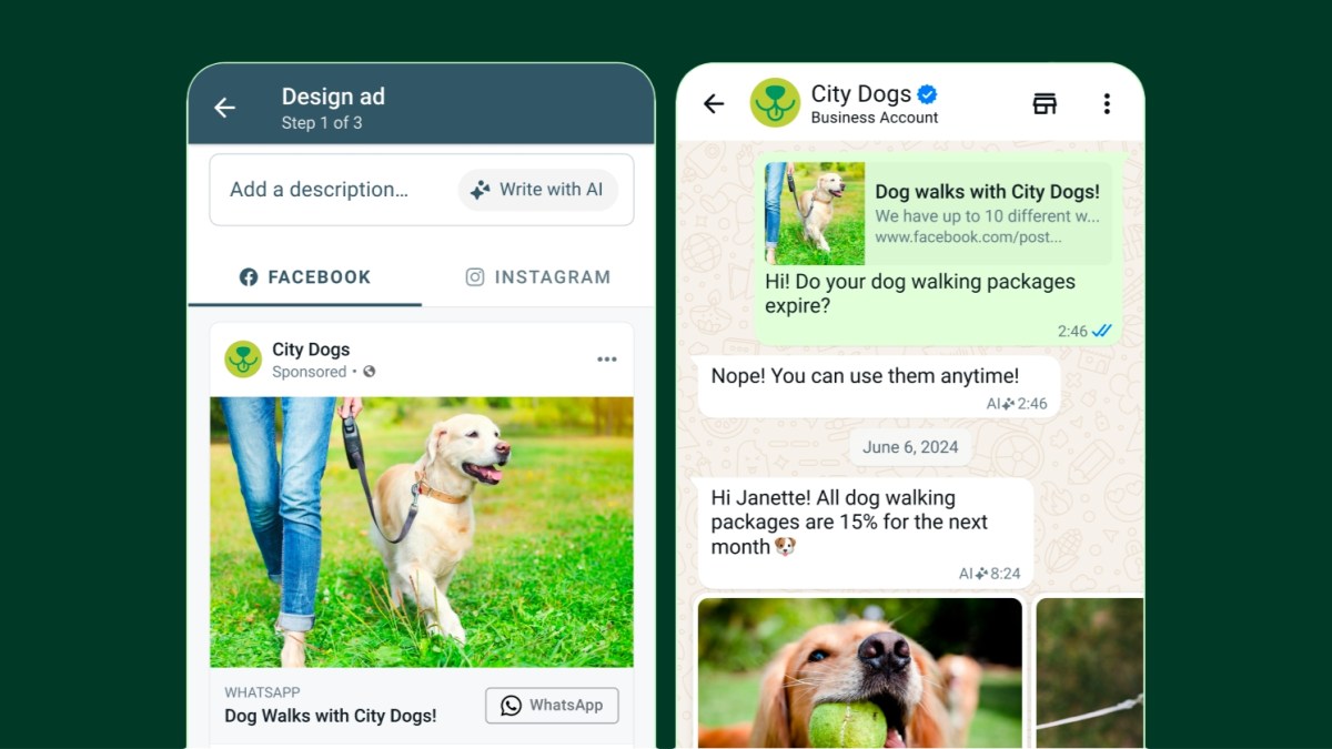 Meta agrega funciones impulsadas por IA a la aplicación WhatsApp Business