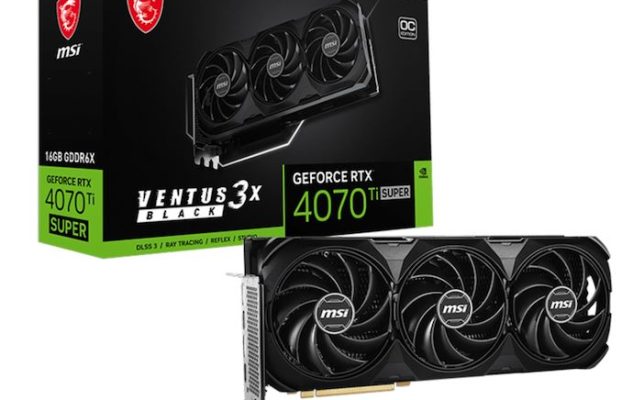 La GPU AD102 de NVIDIA aparece en las súper tarjetas MSI GeForce RTX 4070 Ti