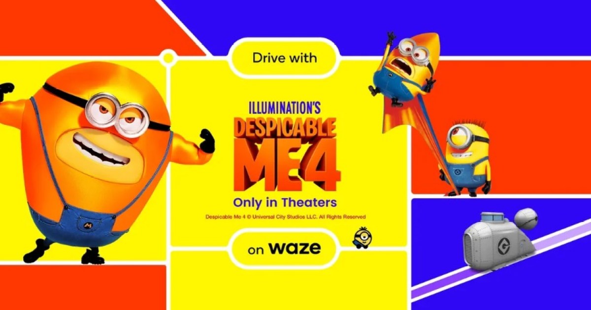 Los Minions llegan para marcarte la ruta en Waze