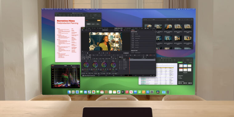 El nuevo software Vision Pro de Apple ofrece un monitor Mac virtual ultraancho