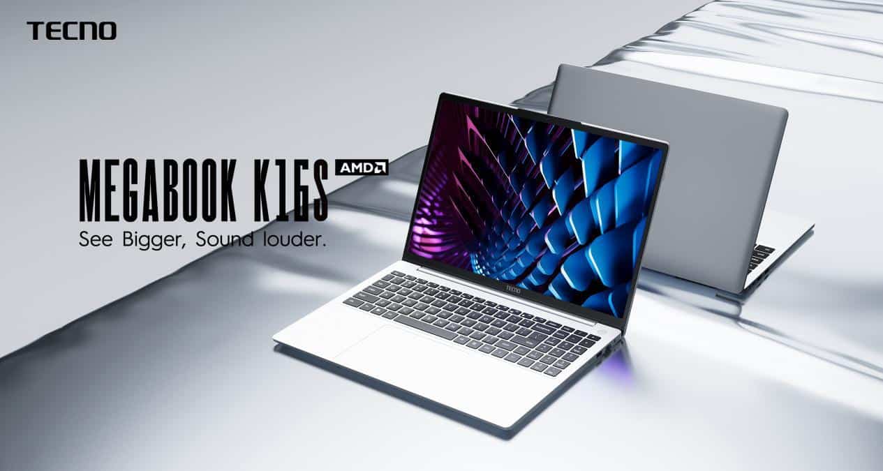 Tecno presenta el MEGABOOK K16S