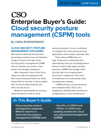 Descargue nuestra guía del comprador de gestión de la postura de seguridad en la nube (CSPM)
