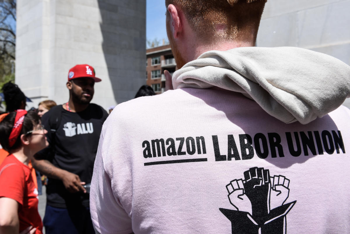 Amazon Labor Union se asocia con la Hermandad Internacional de Teamsters en Nueva York