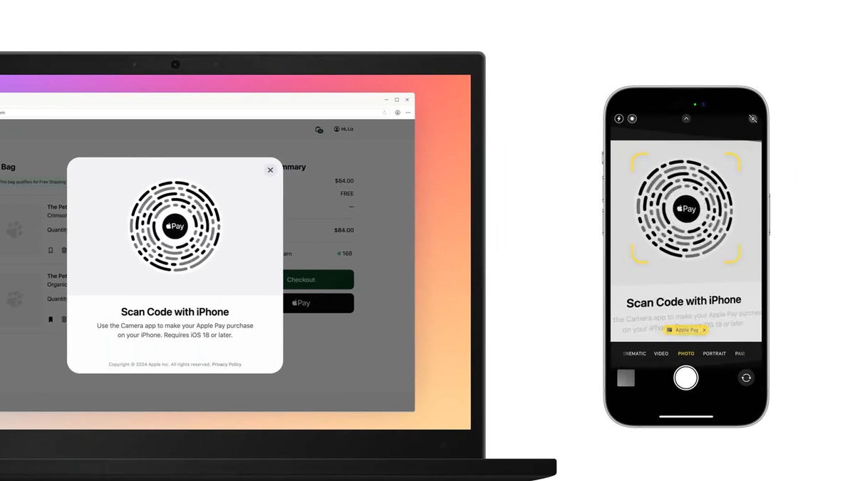 iOS 18 te permitirá usar Apple Pay en cualquier navegador de cualquier PC