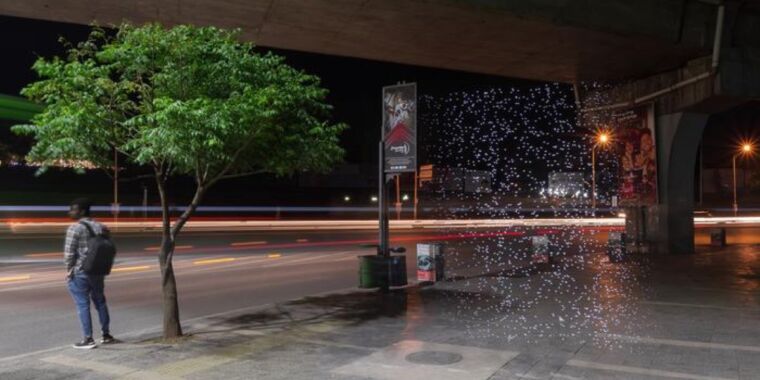 Estas pinturas de luz nos permiten visualizar nubes invisibles de contaminación del aire.