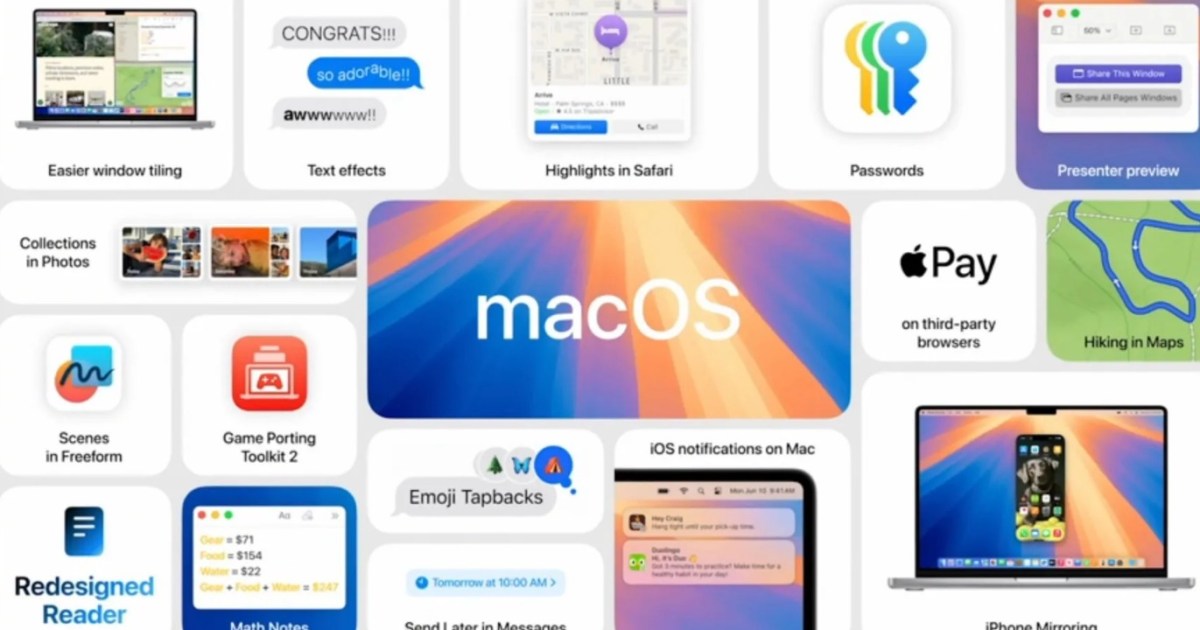 Fecha de lanzamiento de MacOS Sequoia: aquí es cuando tu Mac recibirá la actualización