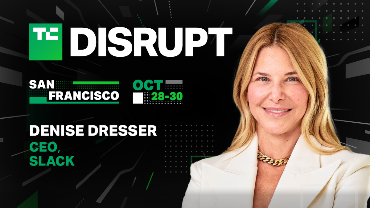 La directora ejecutiva de Slack, Denise Dresser, habla en TechCrunch Disrupt 2024