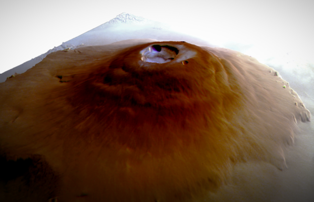 Helada «imposible» encontrada en las montañas marcianas