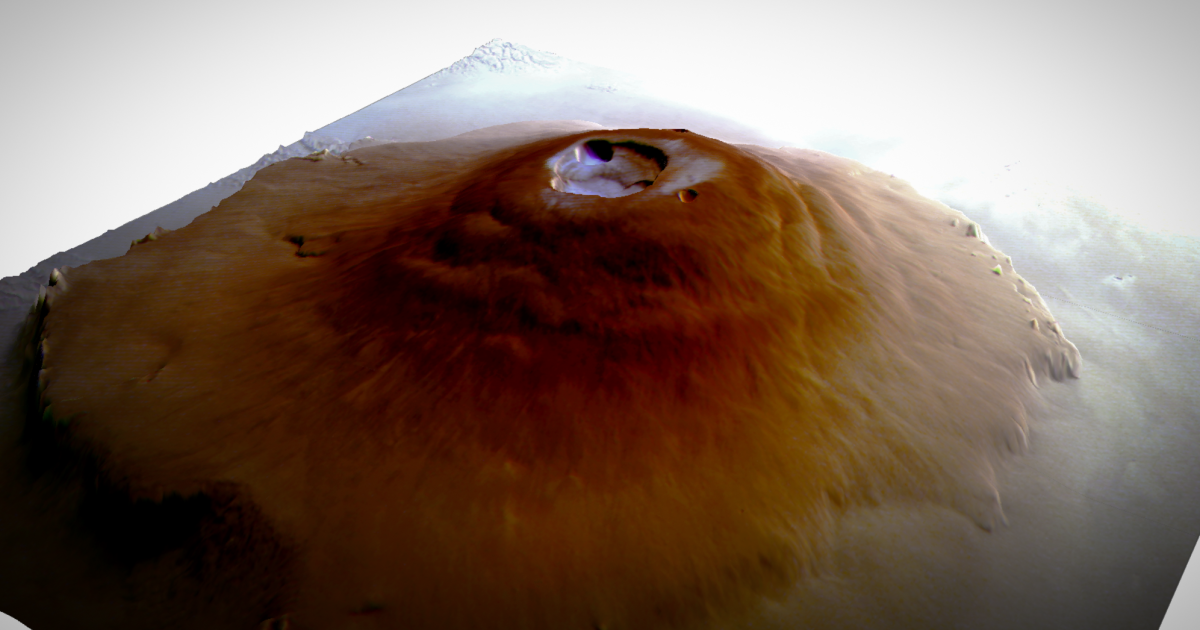 Helada «imposible» encontrada en las montañas marcianas