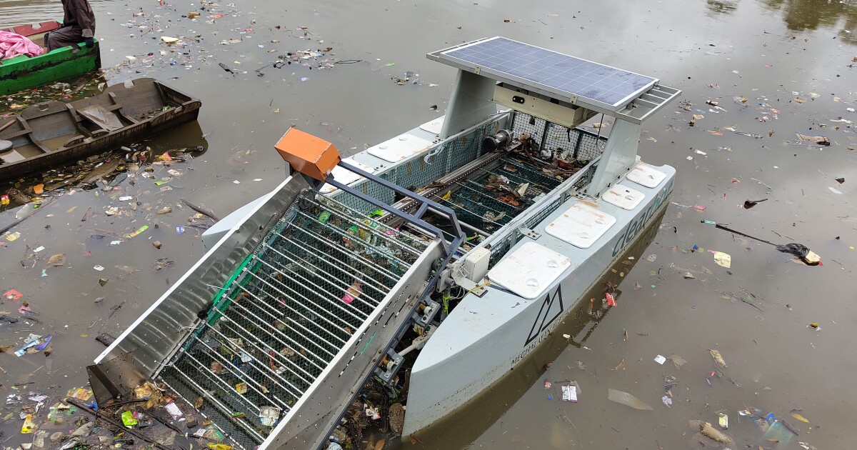 El devorador de basura marino autónomo también se enfrenta a las malas hierbas invasoras
