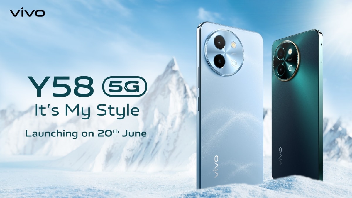 Vivo Y58 5G se lanzará en India el 20 de junio, se muestran diseños y colores