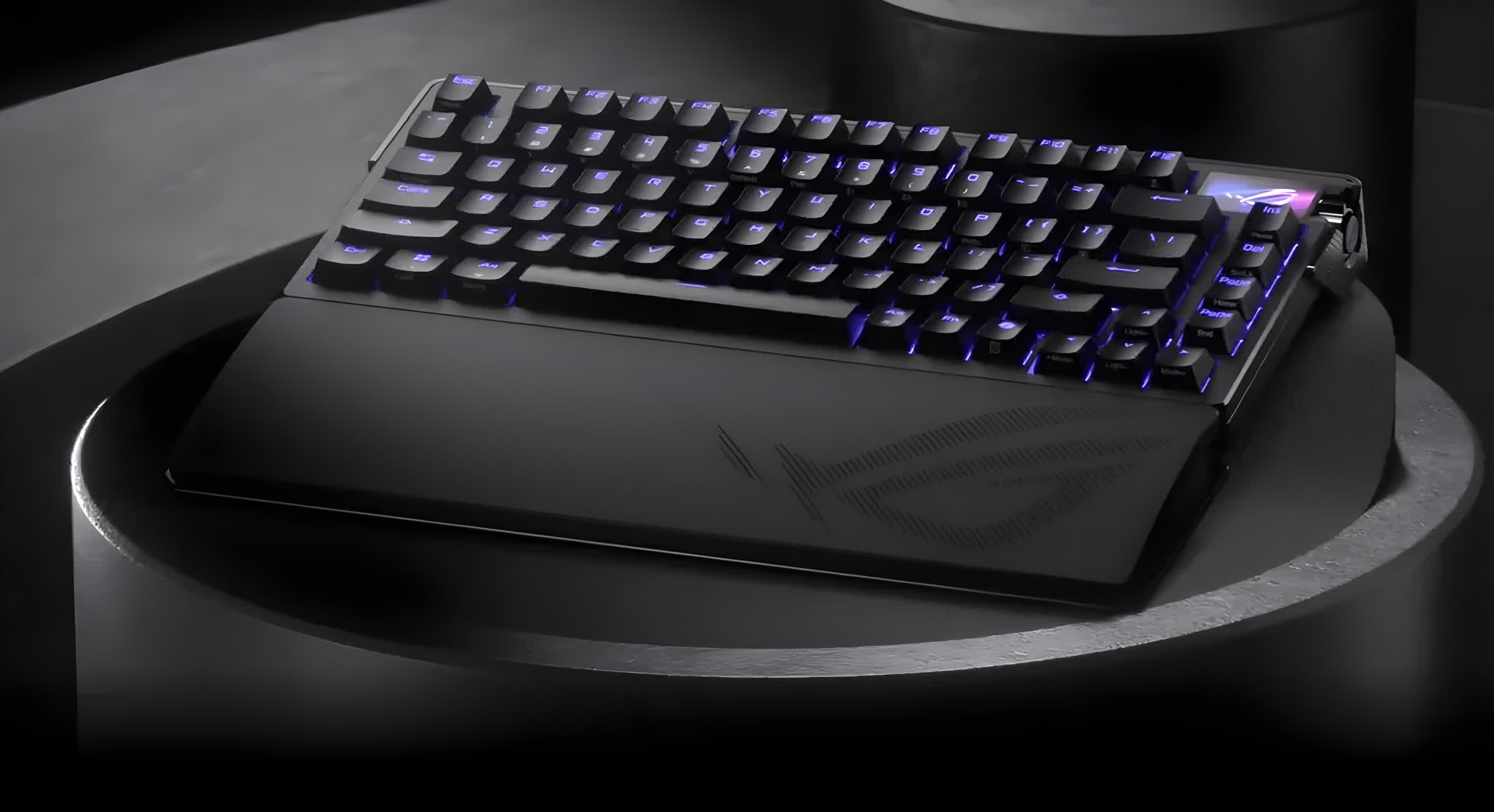 Asus presenta el teclado ROG Azoth Extreme con pantalla táctil OLED a todo color y precio de 499 dólares