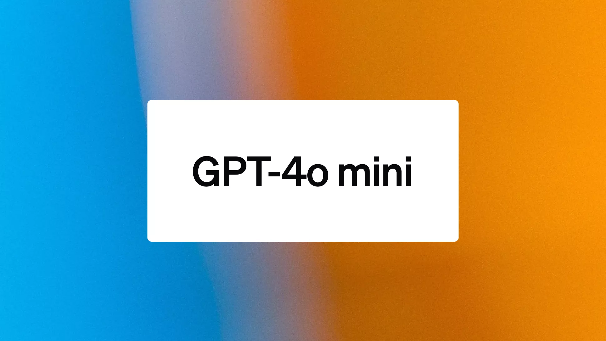 OpenAI está reemplazando GPT-3.5 con el nuevo modelo mini GPT-4o para usuarios gratuitos