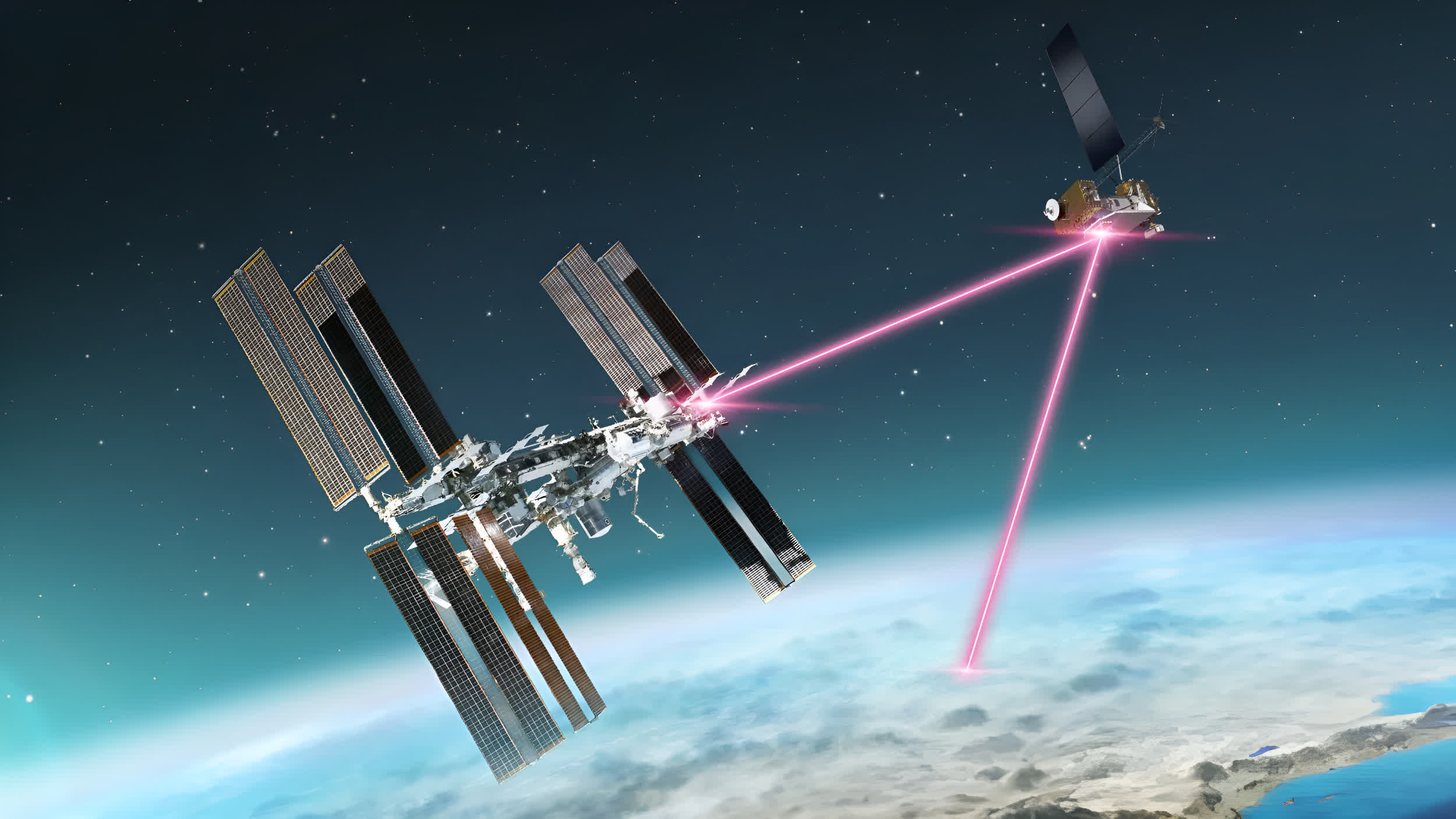 La NASA transmite videos 4K desde un avión al espacio (y viceversa) a velocidades vertiginosas utilizando tecnología láser