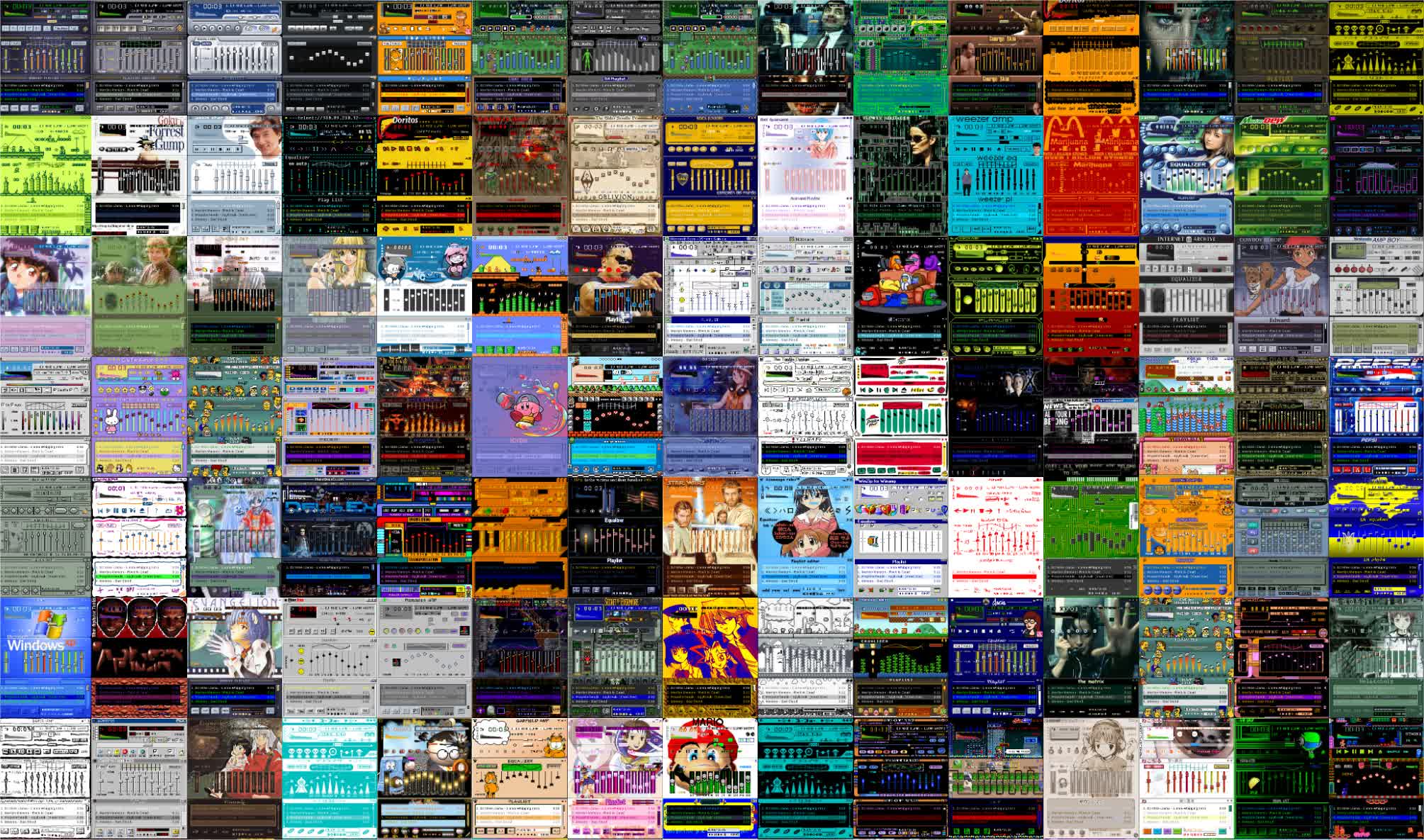 Una investigación sobre un skin corrupto de Winamp conduce a un tesoro de contenido oculto