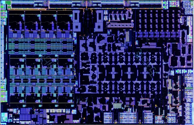 Se muestra la CPU móvil AMD Strix Point, que muestra mejoras notables respecto a Phoenix