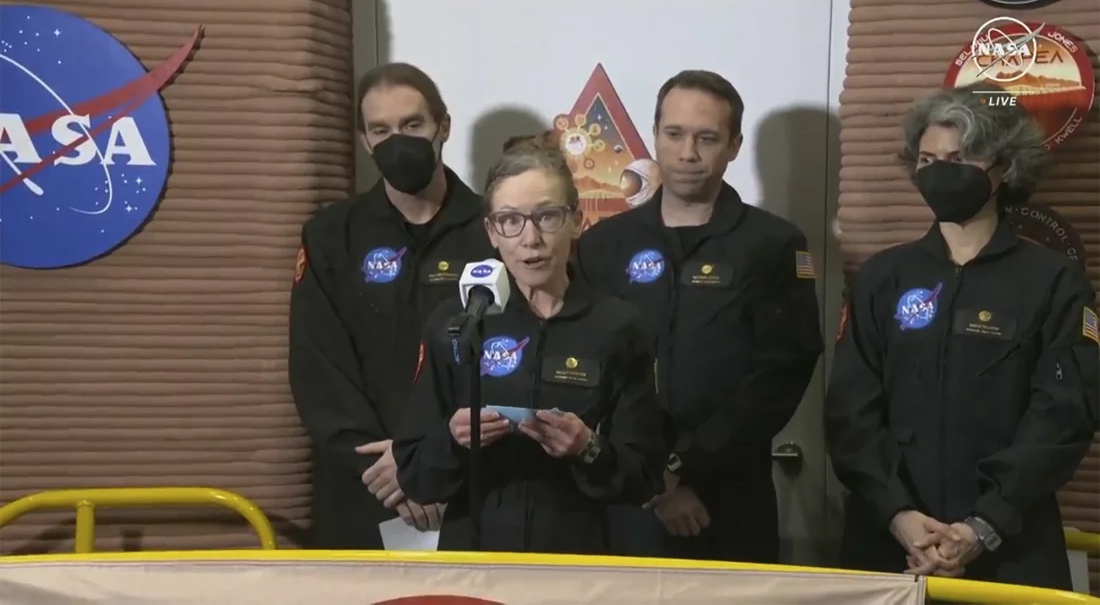 Los voluntarios de la NASA que realizaron simulaciones de Marte durante un año regresan al mundo real