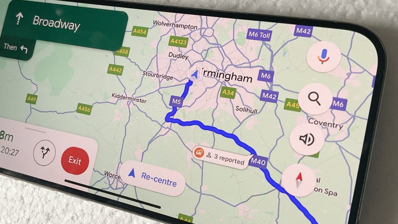 Google Maps finalmente incorpora informes de peligros en CarPlay