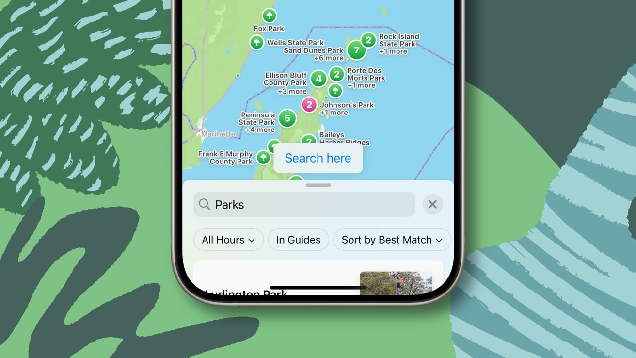 Cómo utilizar la nueva función ‘Buscar aquí’ en Apple Maps con iOS 18